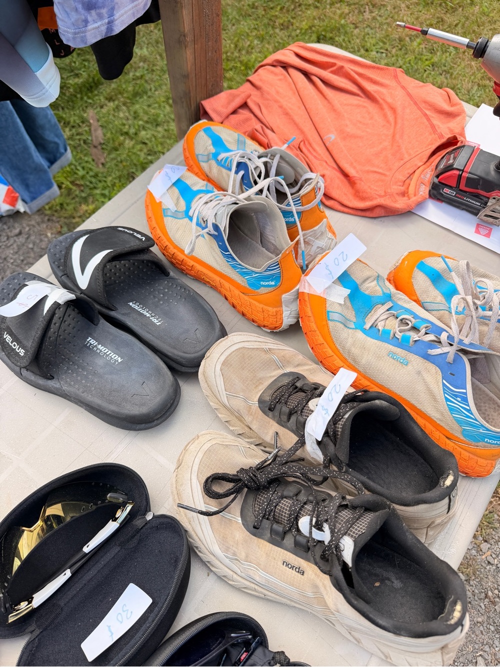 Nordic Kids Orange & Blue Trail Sneakers - Lightweight Active Shoe